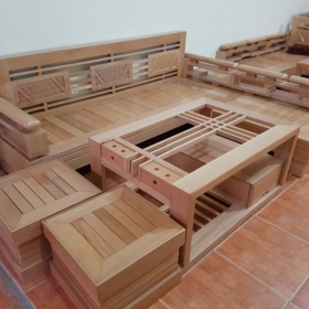 SƠN LẠI ĐỒ GỖ PHƯỜNG CẦU KIỆU